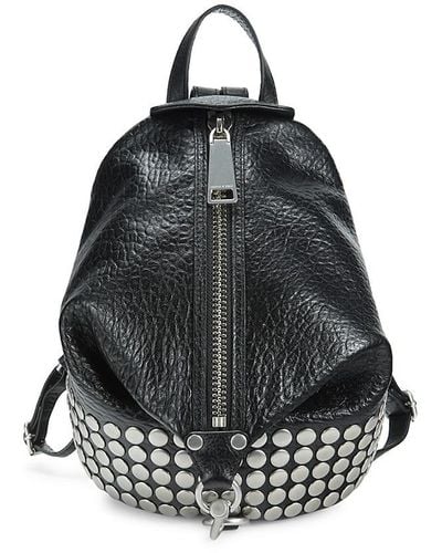 Rebecca Minkoff Medium Julian Leather Backpack - Black