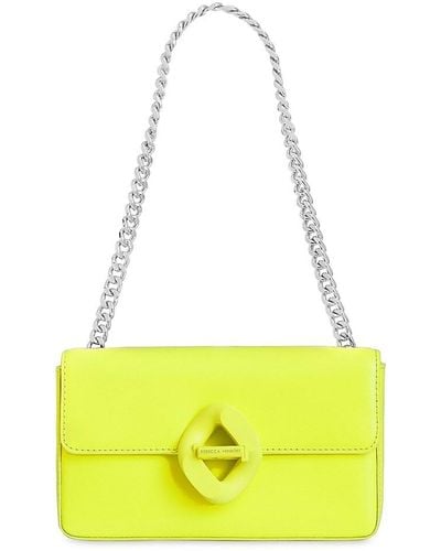 Rebecca Minkoff Small Leather Shoulder Bag - Yellow