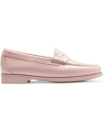 G.H. Bass & Co. G. H. Bass Whitney Leather Penny Loafers - Pink