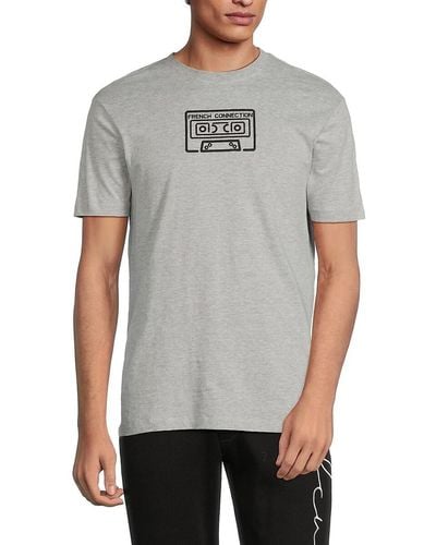 French Connection 'Graphic Tee - Grey