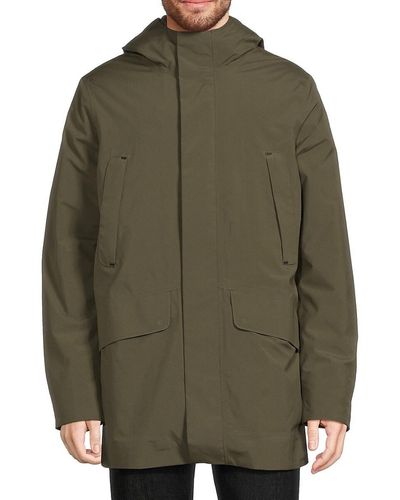 Save The Duck Yotam Hooded Parka - Green