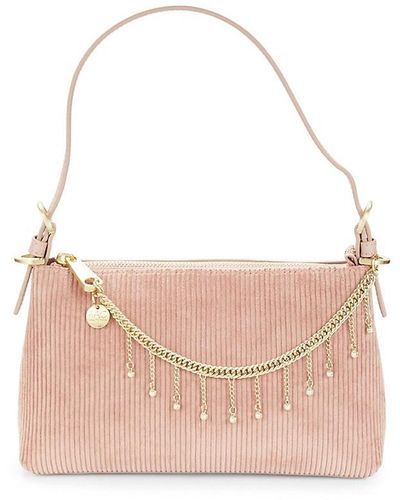 Zac Posen Chain Trim Top Handle Bag - Pink