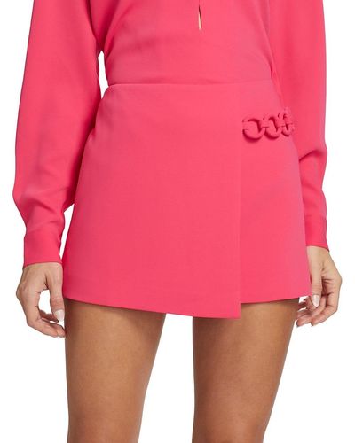Alexis Ravenna Faux Wrap Miniskirt - Pink