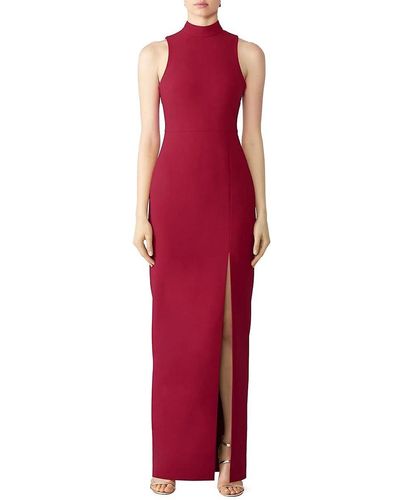 Likely Teigan Crepe Column Gown - Red