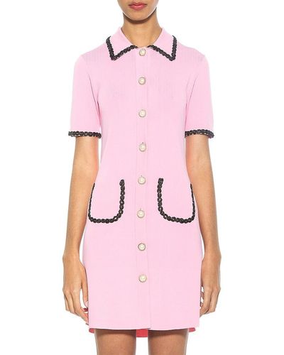 Alexia Admor Odette Knit Mini Dress - Pink