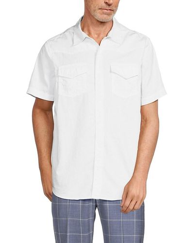 True Religion Short Sleeve Shirt - White