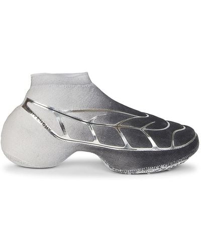 Givenchy Tk-360 Plus Mid Top Slip On Trainers - Grey