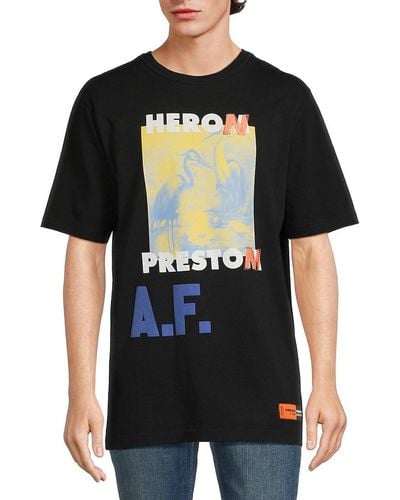 Heron Preston Graphic Tee - Black