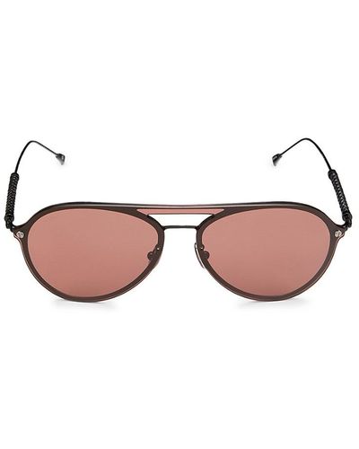 Tod's 57mm Aviator Sunglasses - Pink