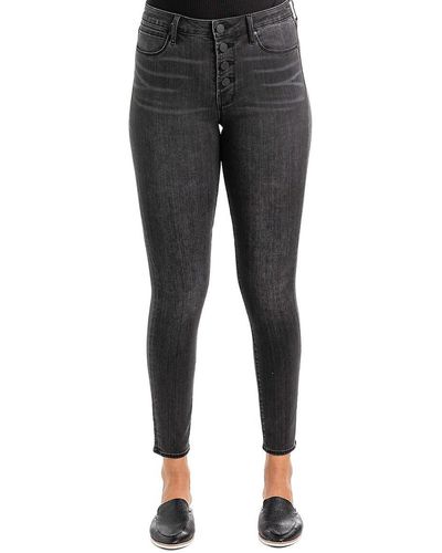 Articles of Society Britney High Rise Whiskered Jeans - Grey
