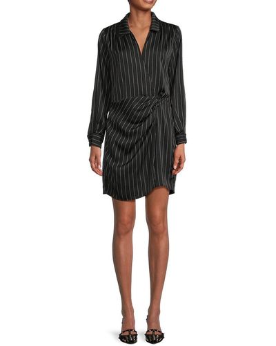 Heartloom Philos Striped Mini Dress - Black