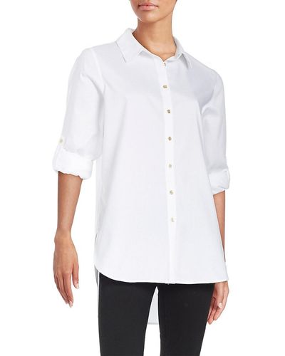 Calvin Klein Button-front Shirt - White