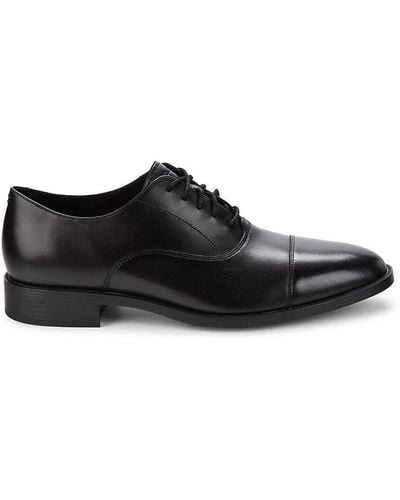 Cole Haan Hawthorne Leather Oxford Shoes - Black