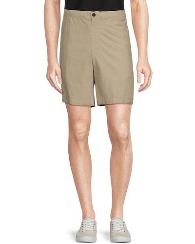 Saks Fifth Avenue Solid Bermuda Shorts - Natural