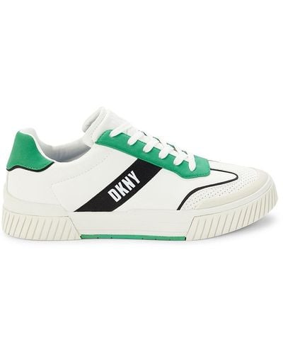 DKNY Colorblock Logo Trainers - Blue