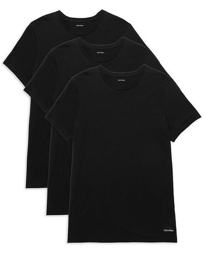 Calvin Klein Short-sleeve Cotton Tee - Black