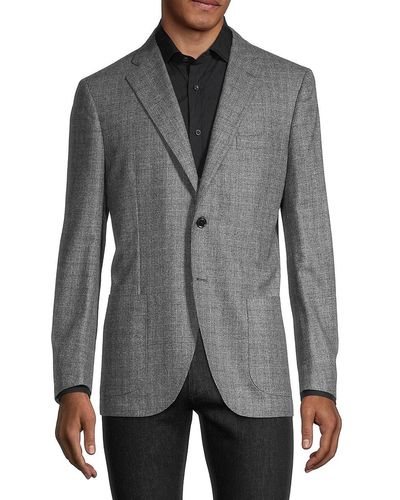 Luciano Barbera sport coat and half zip sweater