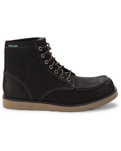 Eastland Lumber Up Suede Ankle Boots - Black