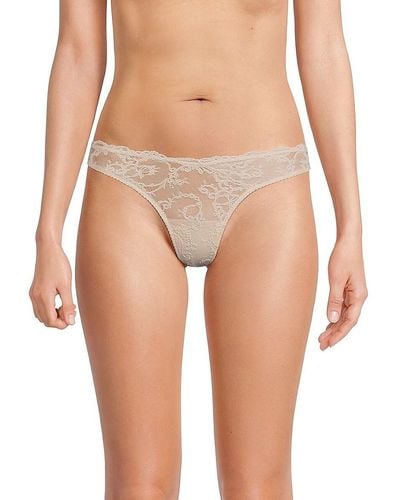 Journelle Mae Lace Thong Panty - Pink