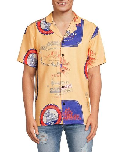 Reason Vintage Collection Camp Shirt - Blue