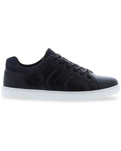 English Laundry Rafael Leather Trainers - Black