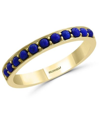 Effy 14k Yellow Gold & Lapis Lazuli Ring - Blue