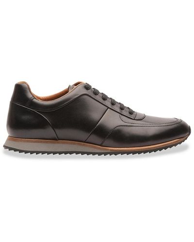 Gordon Rush Low Top Leather Trainers - Brown