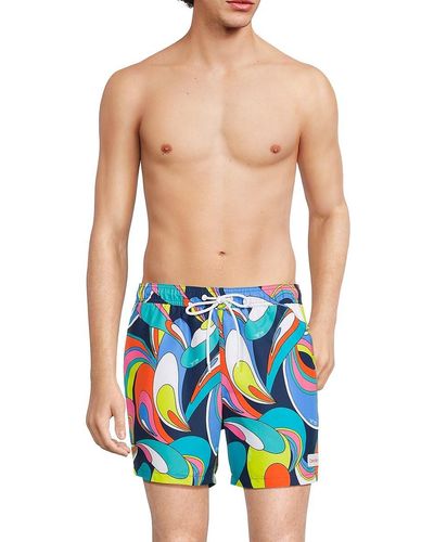 Calvin Klein Drawstring Swim Shorts - Blue