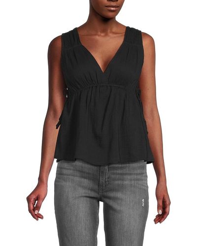 Joie 'Lytle Cinched Top - Black