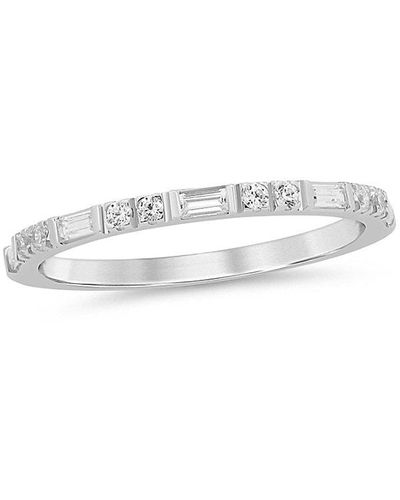 Saks Fifth Avenue 14k White Gold & 0.20 Tcw Diamond Band Ring