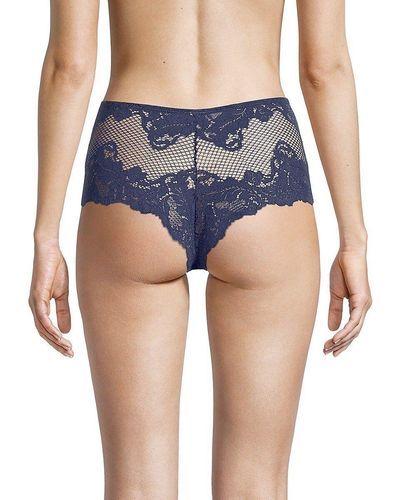 Le Mystere Lace Hipster Briefs - Pink