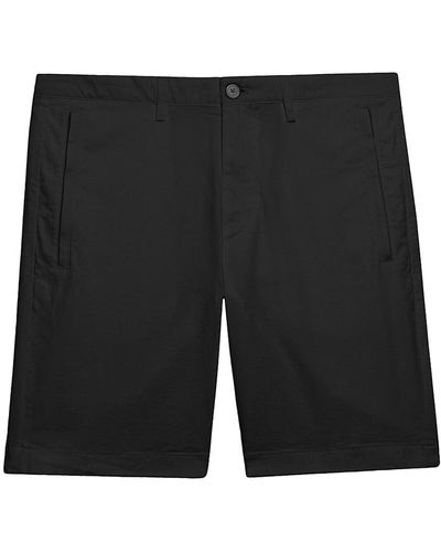 Theory Zaine Flat Front Shorts - Black