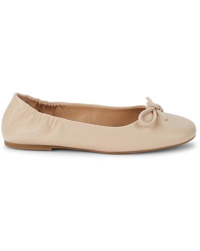 Natural Saks Fifth Avenue Flats and flat shoes for Women | Lyst