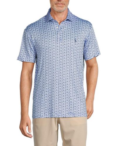 Tailorbyrd Golf Carts Performance Polo - Blue