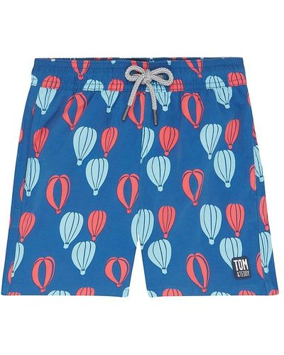 Tom & Teddy Air Ballon Upf 50+ Swim Shorts - Blue