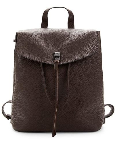 Rebecca Minkoff Darren Signature Leather Backpack - Brown