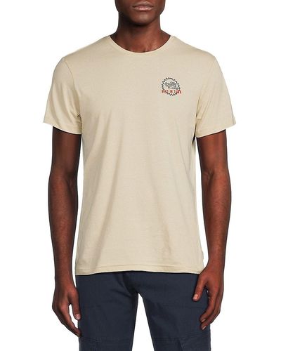 Blend Ketchup Graphic Cotton Tee - Natural