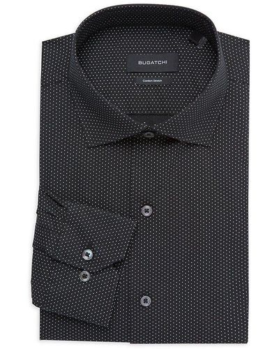 Black Bugatchi Shirts for Men | Lyst