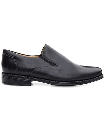Sandro Moscoloni Douglas Leather Loafers - Black