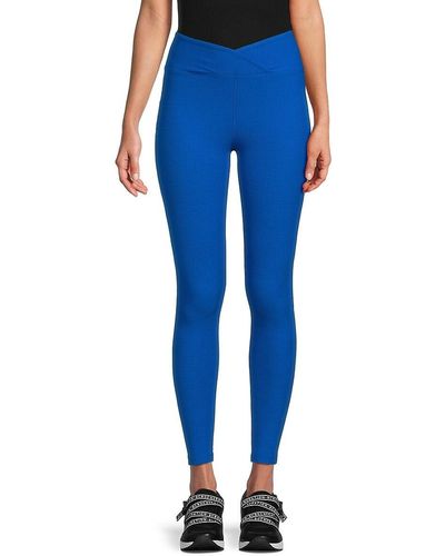 Year Of Ours Veronica Solid Thermal Leggings - Blue