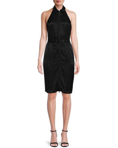 Love Moschino Vestito Halterneck Dress - Black