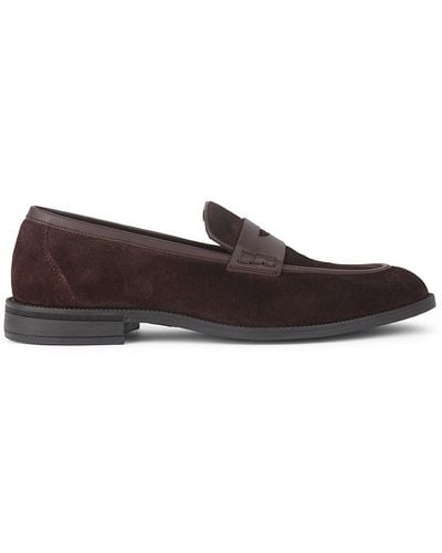 VELLAPAIS Leather Loafers - Brown