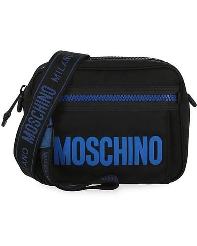 Moschino Logo Messenger Bag - Blue