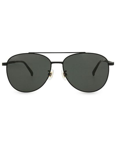 Dunhill 59mm Aviator Sunglasses - Black