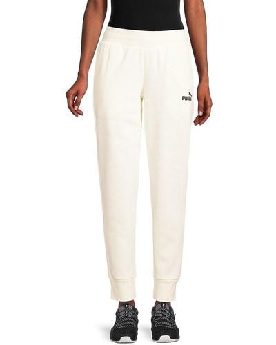 PUMA High-waist sweatpants - White