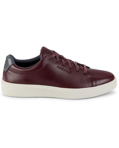 Cole Haan Leather Sneakers - Purple