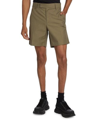 Helmut Lang Tailored Tech Shorts - Green