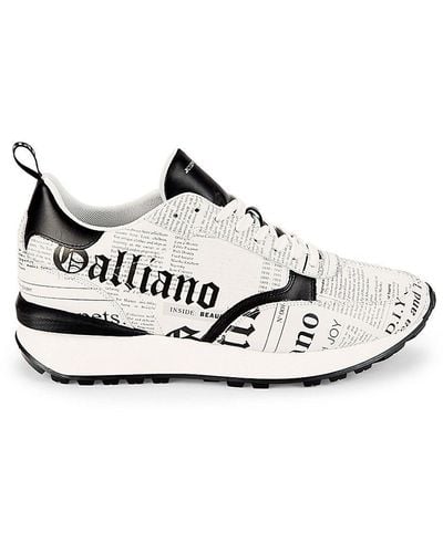 Fashion Shoes JOHN GALLIANO Men Sneakers Black 41 - 15602-CP-B-41