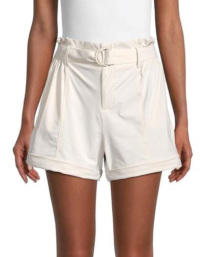 BLANC NOIR Mastermind Belted Shorts - White