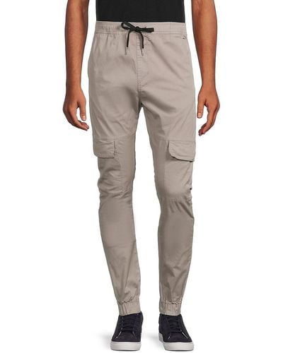 Zanerobe Sureshot Slim Fit Cargo Sweatpants - Gray